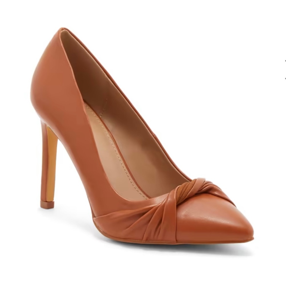 Cognac/Beige Heels (NY & Co), Size 6